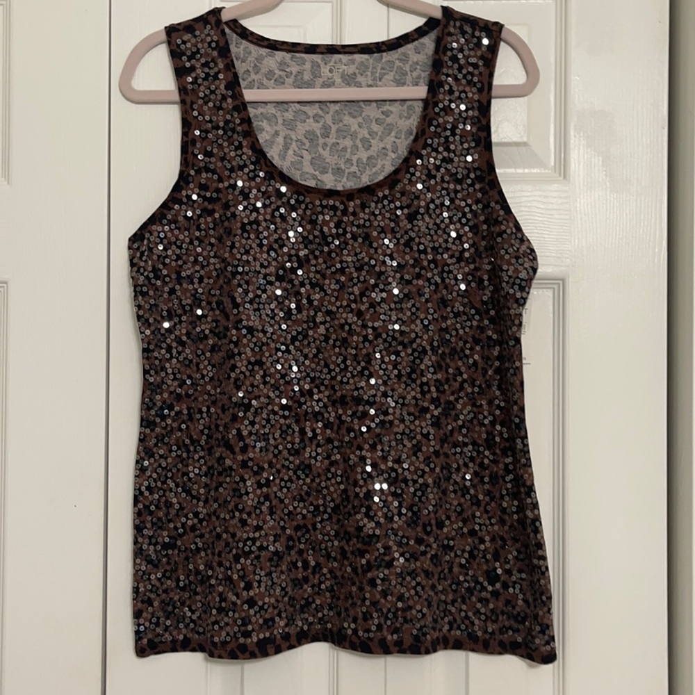 NWT Ann Taylor Loft tank top L